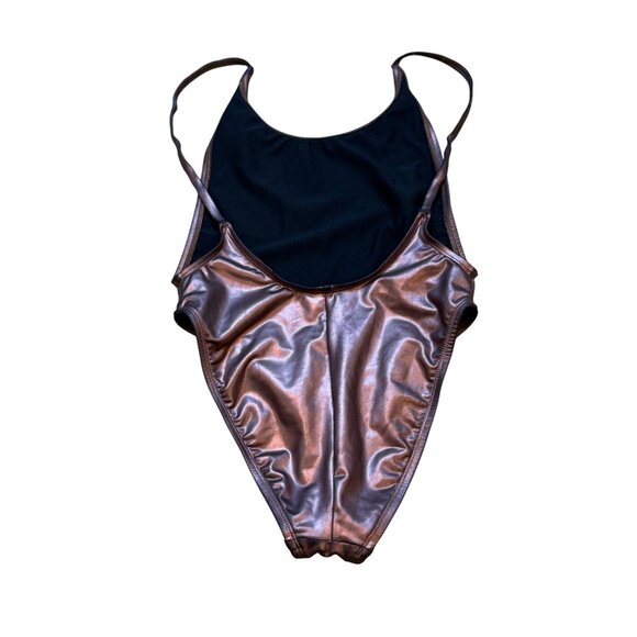 Metallic Copper One-Piece Swimsuit By Dippin Daisys S - Picture 2 of 7